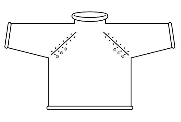 Bust shaping Yoke increases Body schematic