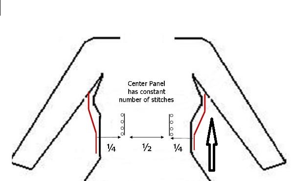 Vertical Darts body schematic
