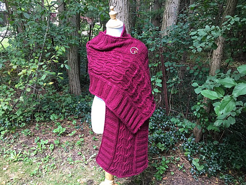 Gayle's reversible scarf