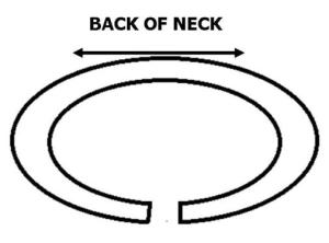 Back of Neck on neckband