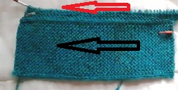 garter stitch ridge vs sts