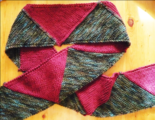 gauge-free triangle scarf workshop
