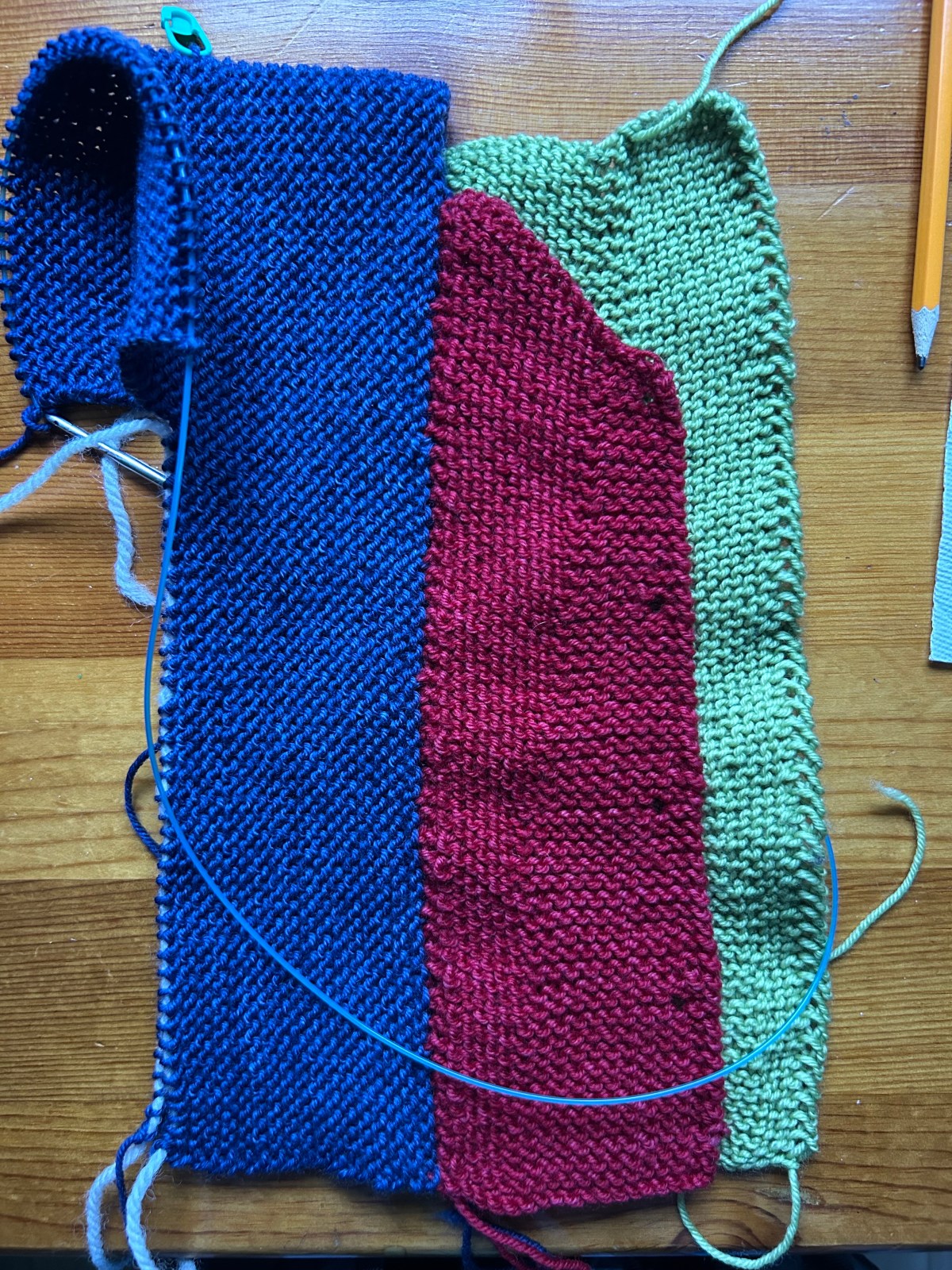 Retreating and Knitting